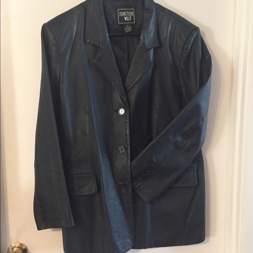 Junction West Black Leather Women jacket